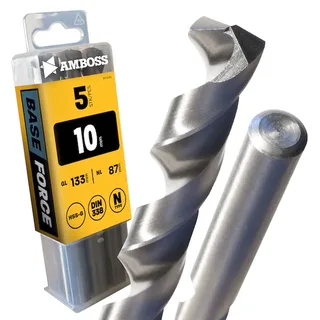 5 x HSS-G BASE Force Metallbohrer DIN 338 - Ø:10 mm by Gemax – product image 1 of 2