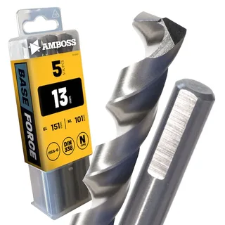 5 x HSS-G BASE Force Metallbohrer DIN 338 - Ø:13 mm by Gemax – product image 1 of 2