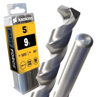 5 x HSS-G BASE Force Metallbohrer DIN 338 - Ø:9 mm från Gemax – produktbild 1 av 2