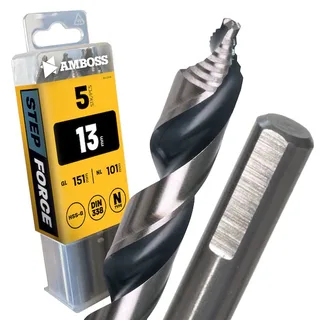 5 x HSS-G STEP Force Metallbohrer DIN 338 - Ø:13 mm by Gemax – product image 1 of 2