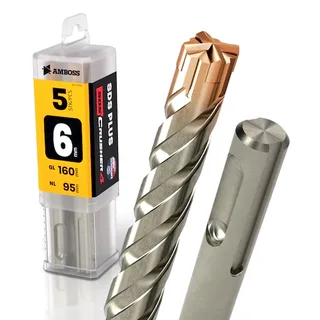 5x Bohrer SDS Plus Schaft - Ø:6 mm - GL: 160 mm van Gemax – productafbeelding 1 van 2