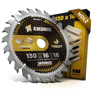 HM Kreissägeblatt - 130 x 2.2/1.6 x 16 Z18 WZ von Gemax – Produktbild 1 von 3