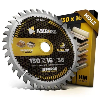 HM Kreissägeblatt - 130 x 2.2/1.6 x 16 Z36 WZ von Gemax – Produktbild 1 von 3