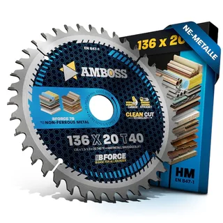 HM Kreissägeblatt - 136 x 1.5/1.0 x 20 Z40 TF de Gemax – image du produit 1 sur 4