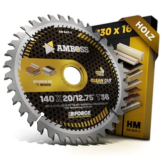 HM Kreissägeblatt - 140 x 2.2/1.6 x 20 Z36 WZ van Gemax – productafbeelding 1 van 3