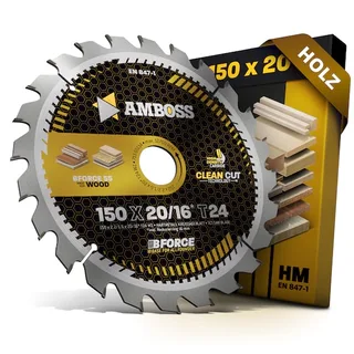 HM Kreissägeblatt - 150 x 2.2/1.6 x 20 Z24 WZ by Gemax – product image 1 of 3