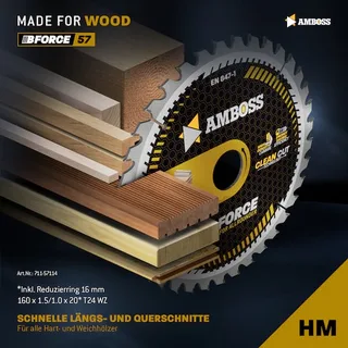 HM Kreissägeblatt - 160 x 1.5/1.0 x 20 Z24 WZ de Gemax – image du produit 2 sur 3