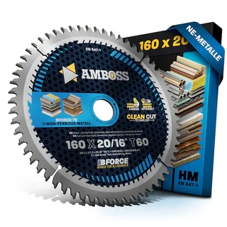 HM Kreissägeblatt - 160 x 1.5/1.0 x 20 Z60 TF von Gemax – Produktbild 1 von 4