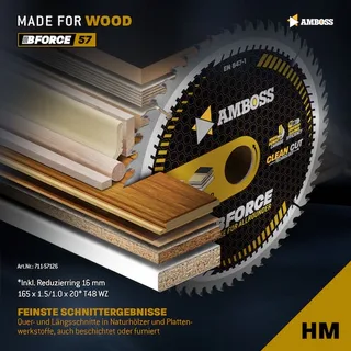 HM Kreissägeblatt - 165 x 1.5/1.0 x 20 Z48 WZ by Gemax – product image 2 of 3