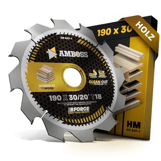 HM Kreissägeblatt - 190 x 1.5/1.0 x 30 Z18 WZ by Gemax – product image 1 of 3
