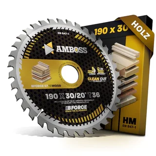 HM Kreissägeblatt - 190 x 1.5/1.0 x 30 Z36 WZ de Gemax – image du produit 1 sur 3