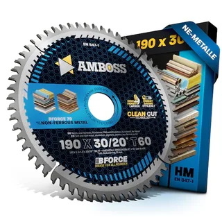 HM Kreissägeblatt - 190 x 1.5/1.0 x 30 Z60 TF de Gemax – image du produit 1 sur 4