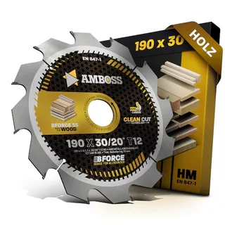 HM Kreissägeblatt - 190 x 2.4/1.5 x 30 Z12 WZ de Gemax – image du produit 1 sur 3
