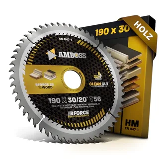 HM Kreissägeblatt - 190 x 2.4/1.5 x 30 Z56 WZ by Gemax – product image 1 of 3