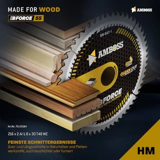 HM Kreissägeblatt - 216 x 2.4/1.8 x 30 Z48 WZ von Gemax – Produktbild 2 von 3