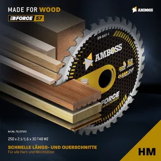 HM Kreissägeblatt - 250 x 2.1/1.6 x 30 Z48 WZ de Gemax – image du produit 2 sur 3