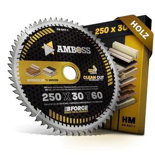 HM Kreissägeblatt - 250 x 2.8/1.8 x 30 Z60 WZ neg. de Gemax – image du produit 1 sur 4