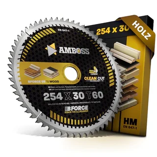 HM Kreissägeblatt - 254 x 2.8/1.8 x 30 Z60 WZ neg. de Gemax – image du produit 1 sur 4