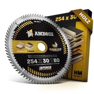 HM Kreissägeblatt - 254 x 2.8/1.8 x 30 Z80 WZ von Gemax – Produktbild 1 von 3