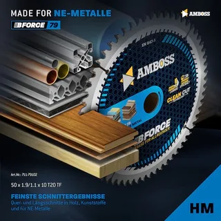 HM Kreissägeblatt - 50 x 1.9/1.1 x 10 Z20 TF de Gemax – image du produit 2 sur 4
