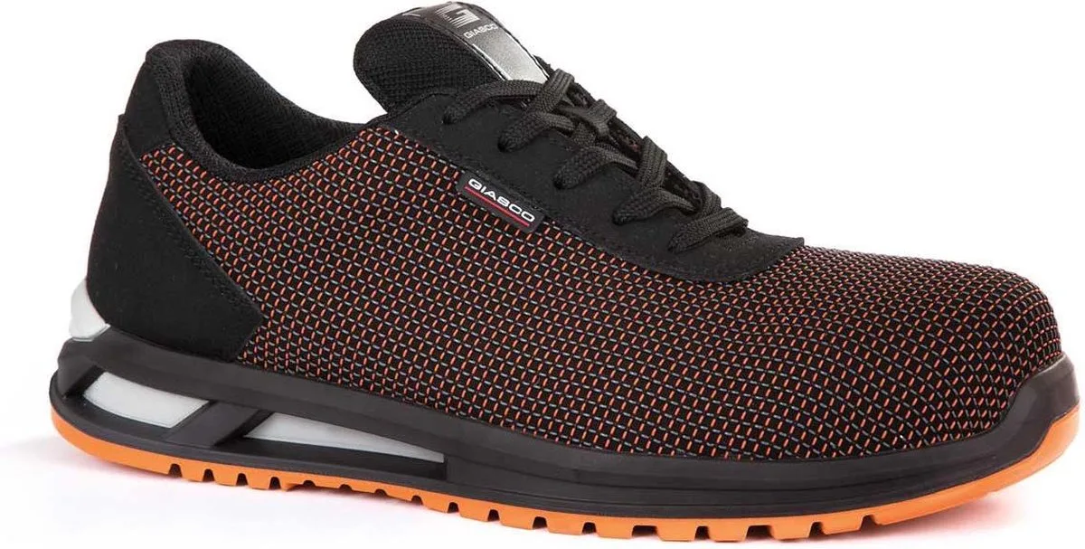 Giasco 3Hybrid Burgaz | Veiligheidsschoenen klasse S1P SRC ESD från Giasco, Svart, Oranje gemêleerd, 41 – produktbild