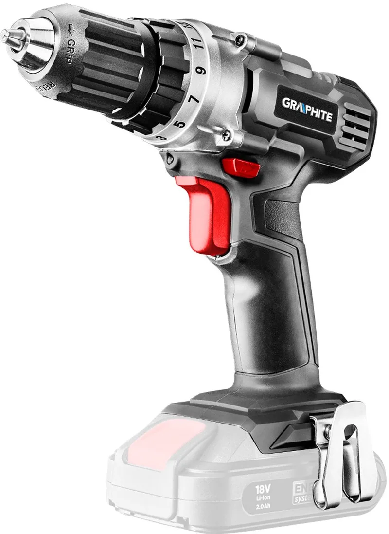 Accu boor/schroefmachine 18v, LI-ION Energy+ 58G000 GRAPHITE van Graphite – productafbeelding
