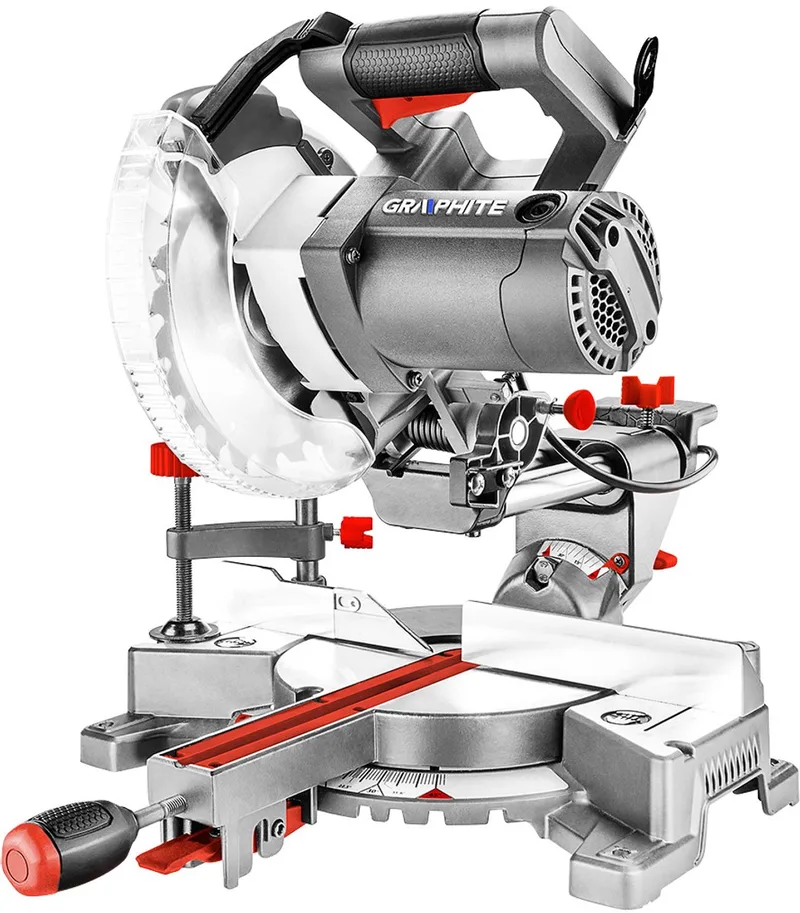 afkort cirkelzaag machine 1400 Watt van Graphite – productafbeelding