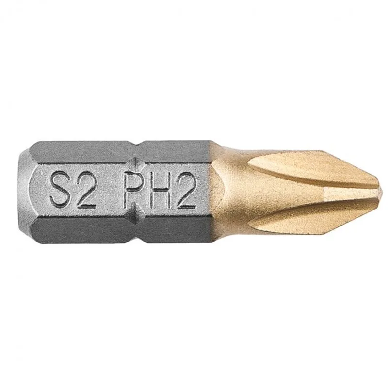 Bit Ph2, 25mm, S2 Tin, 2 Op Een Blister" van Graphite – productafbeelding