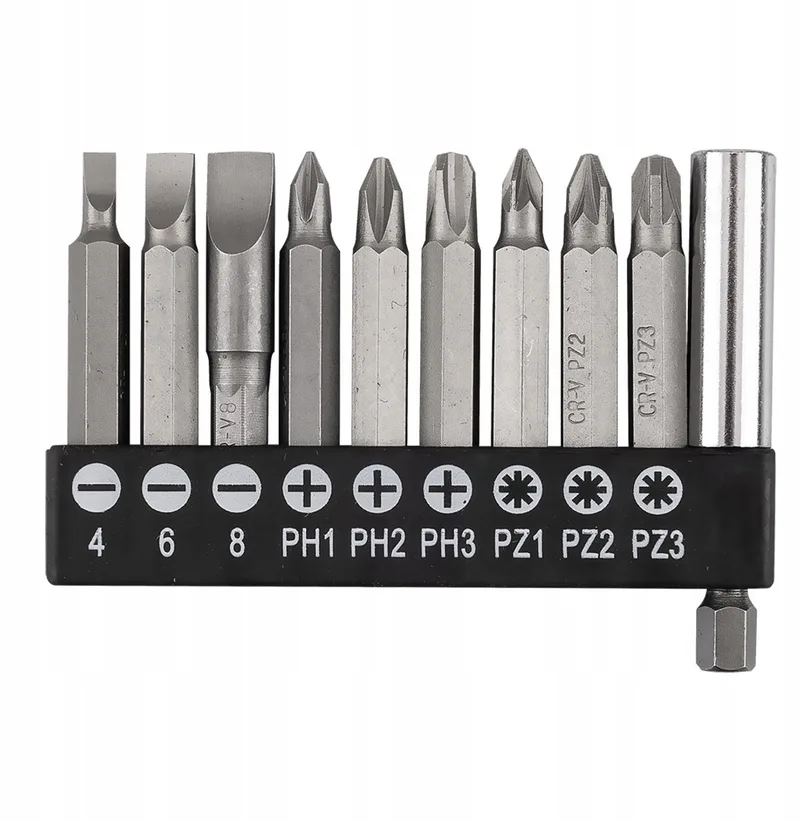 Bitset 10-delig met Magnetische Houder 50mm de Graphite – image du produit