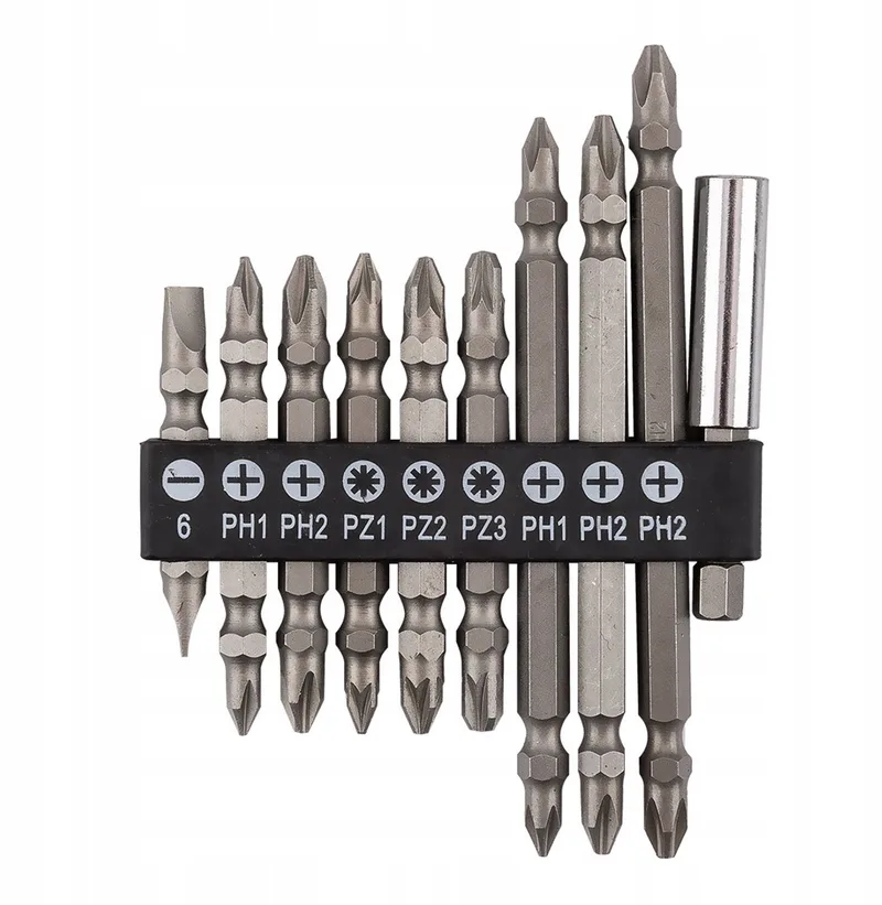 Bitset 10 Delig met Magnetische Houder - SL6, PH1/2, PZ1/2/3 von Graphite – Produktbild