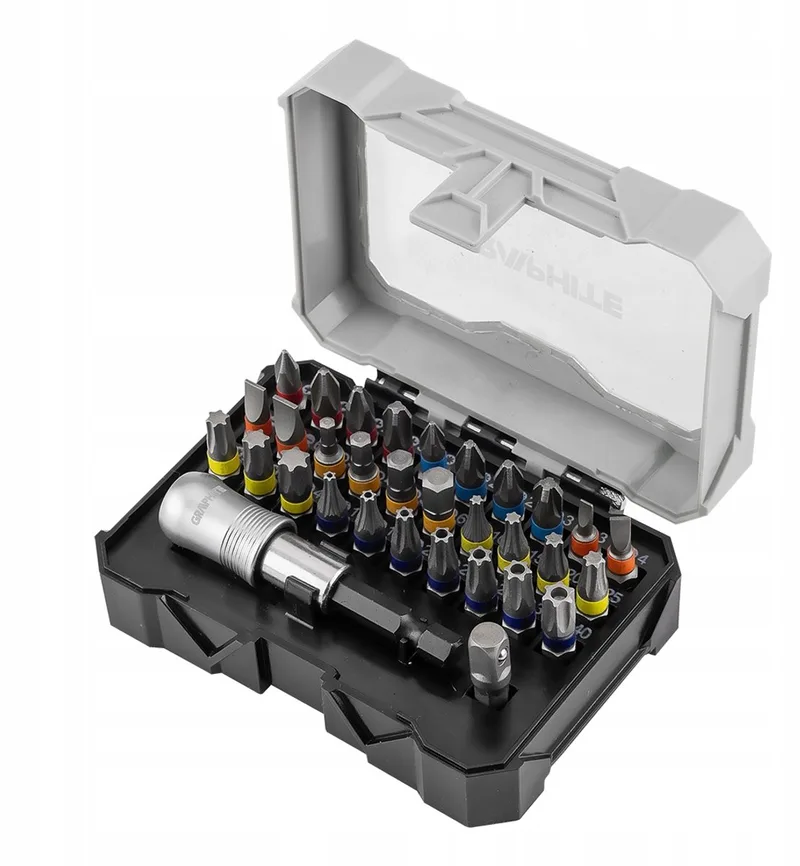Bitset 32 Delen met Magnetische Houder 25mm van Graphite – productafbeelding