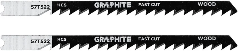 Decoupeerzaagblad - U-schacht - HCS - 6 TPI de Graphite – image du produit