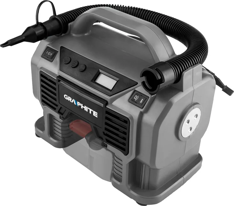 Energy+ - Accu Compressor - 18V - Zonder Accu - Inclusief Toebehoren by Graphite, Blue – product image