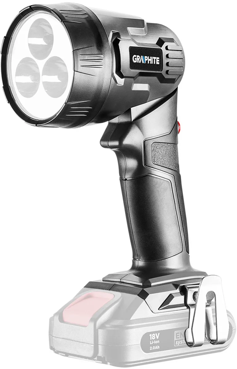 Energy+ - Accu Zaklamp - LED - 260 lm - 18V by Graphite, Grey – product image