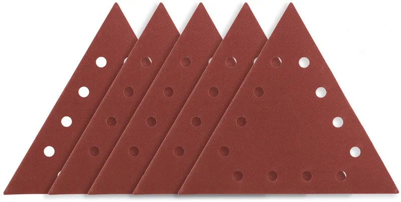 GRAPHITE 54H034 - Schuurpapier - K180 - Driehoekig - 12 Gaten von Graphite – Produktbild
