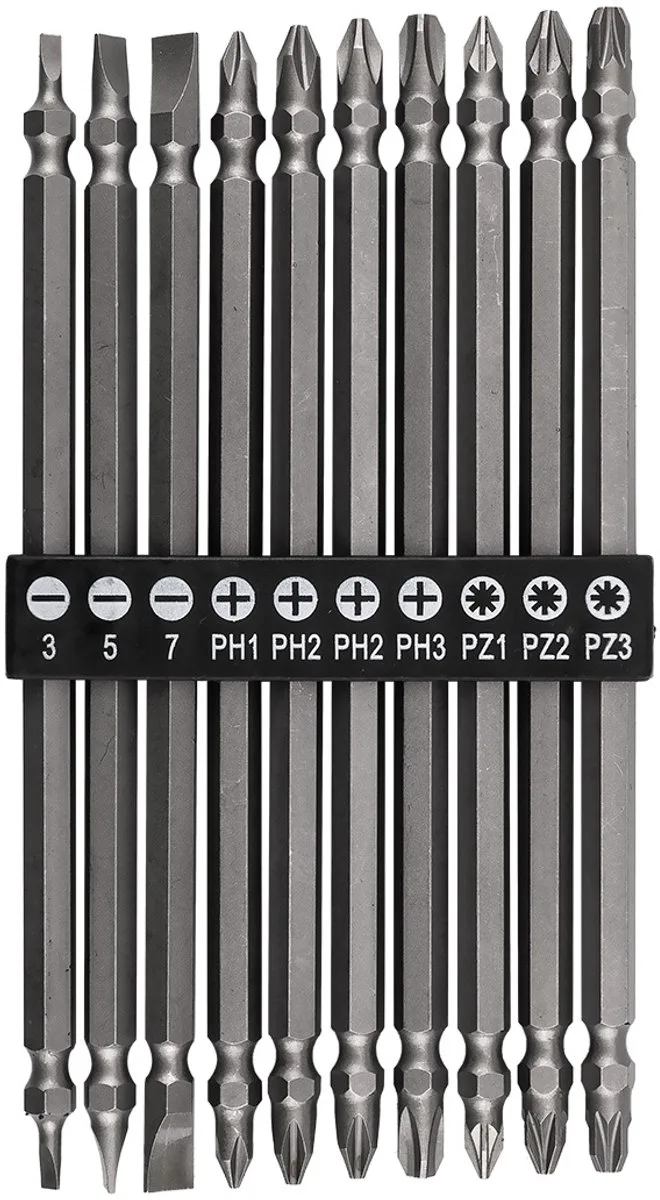 Graphite 56T511 Serie - Lang Dubbelzijdige Bit Set - 150mm - 10 stuks by Graphite – product image