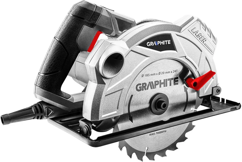 HAND CIRKELZAAG MACHINE 1500 Watt de Graphite – image du produit