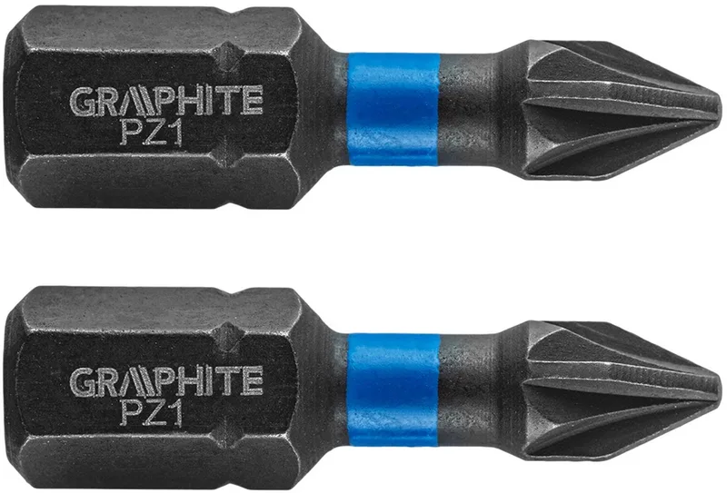 Impact Bit - PZ1 - 25 mm - S2 Staal by Graphite – product image