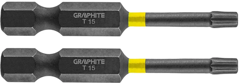 Impact Bits - TX15 - 50mm - S2 Staal de Graphite – image du produit