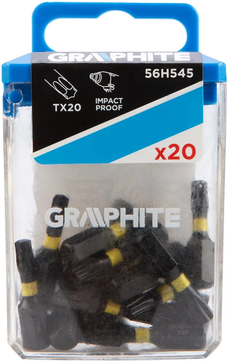 IMPACT - Schroefbit box - TX20 - 25mm (20 stuks) by Graphite – product image