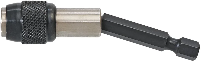 Magnetische Uithouder - 1/4" Bits - 65 mm - Hoekverstelling van Graphite, Zilver – productafbeelding