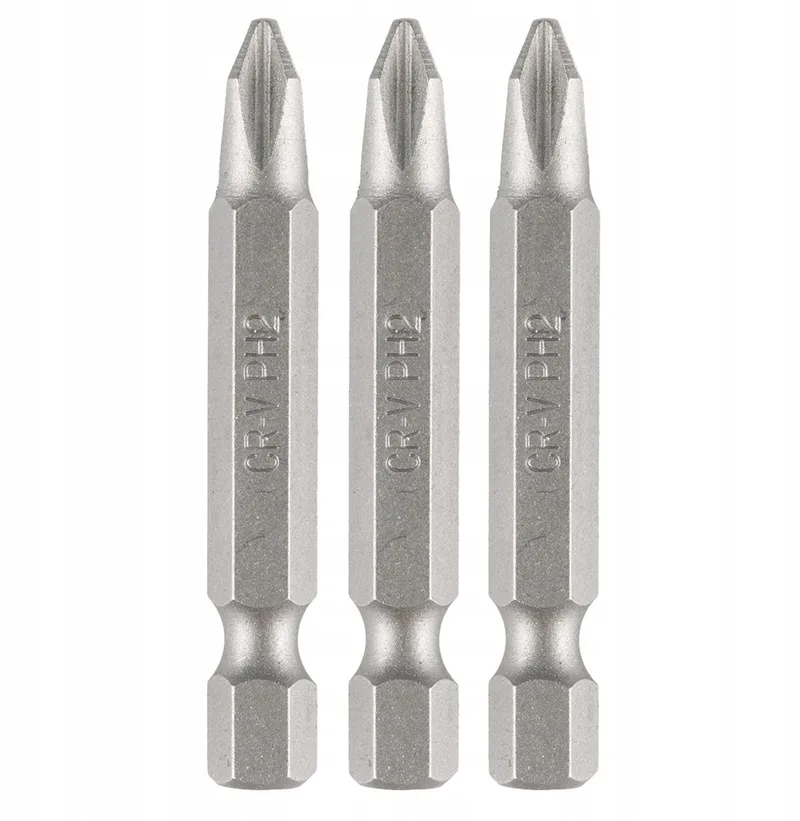 PH2 Bits 50 mm - Set van 3 stuks de Graphite – image du produit