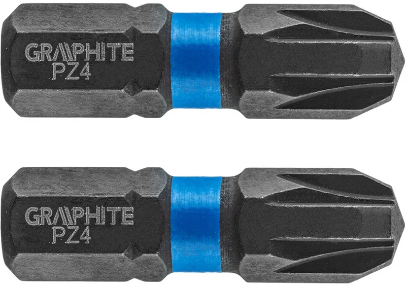 PZ4 Schroefbit - 25mm - Uithoudingsvermogen - Staal S2 by Graphite – product image