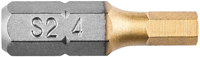Schroefbit HEX - 25 mm - Titanium Coating - 2 stuks van Graphite – productafbeelding