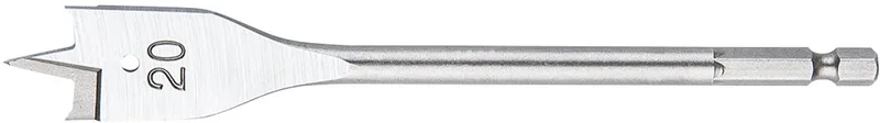 Serie - Houtboor - 20mm - Snelwissel - Voorkomt Uitrekken de Graphite – image du produit