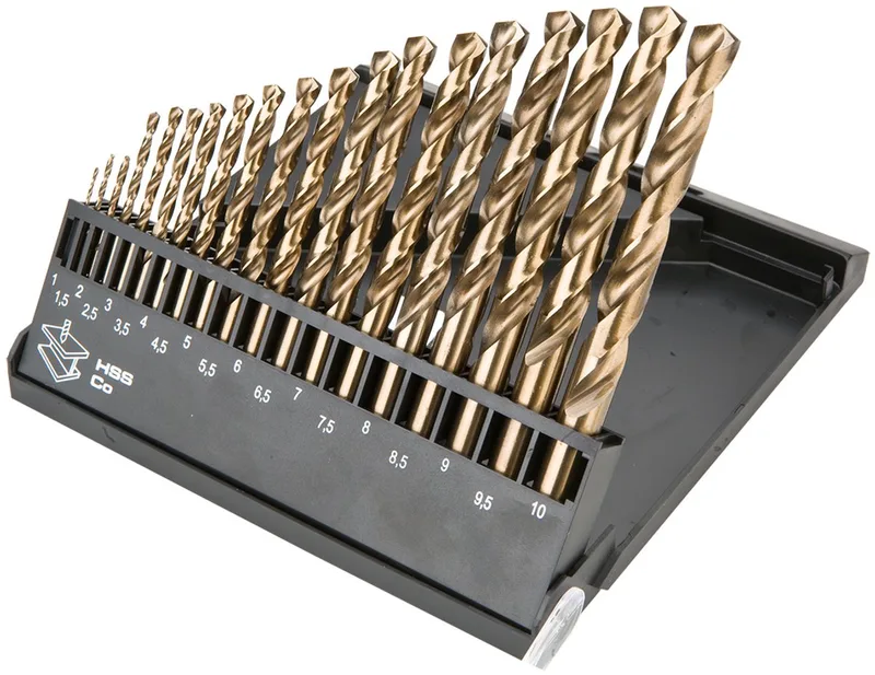 Serie - HSS-Co Metaalboren Set - 19 Stuks - 1.0-10.0 mm - 5% Kobalt by Graphite – product image