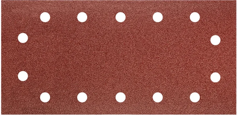 Serie - Schuurpapier met Klittenband - 115 x 230 mm - Korrel 80 - Met Gaten de Graphite – image du produit