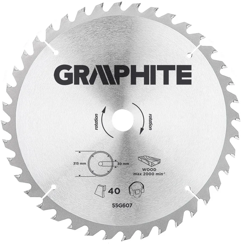 Serie - Widia Cirkelzaagblad - 315mm - 40 Tanden de Graphite – image du produit