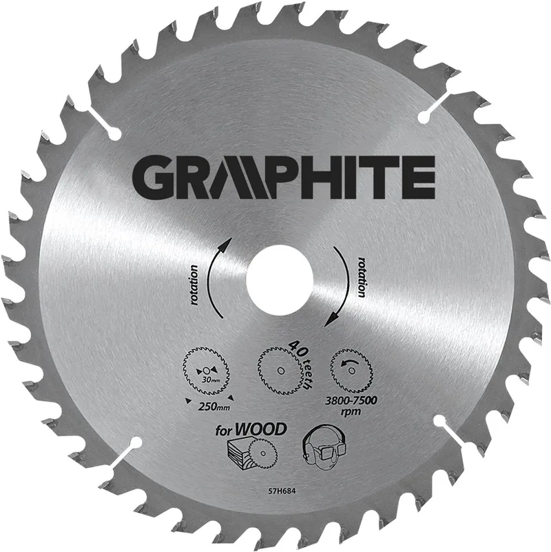 Serie - Widiaplaat Cirkelzaagblad - 160mm - 30mm Asgat - 18 Tanden by Graphite – product image