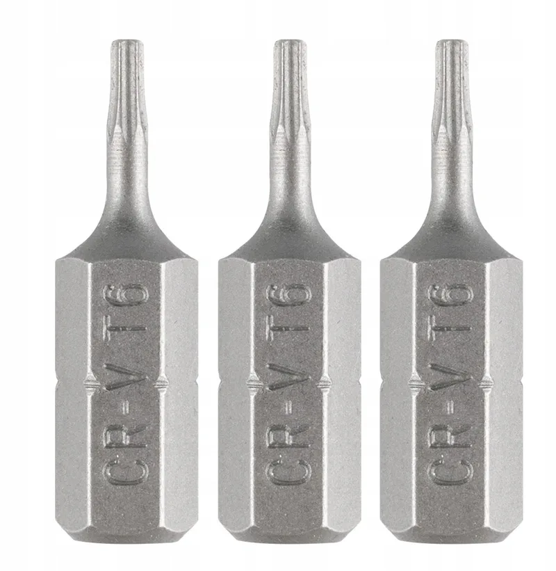 Torx-bit T6 x 25 mm - Set van 3 van Graphite – productafbeelding